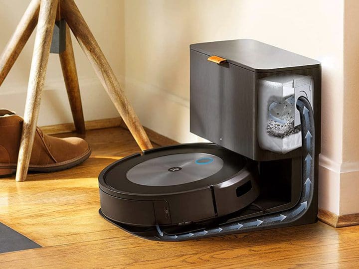 Step up automated cleaning for your home or office with the sleek and intelligent iRobot Roomba j7+ Self-Emptying Robot Vacuum Cleaner.