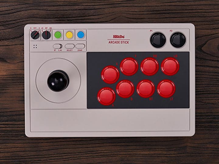 The 8Bitdo Arcade Stick Controller for Nintendo Switch and PC is a retro gaming enthusiast’s dream come true.