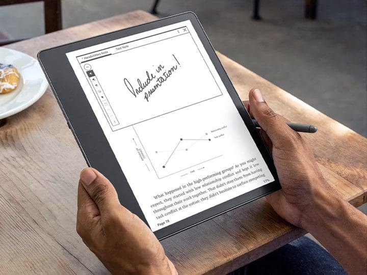 The Amazon Kindle Scribe E-Reader And Digital Writer is an innovative device that seamlessly blends the convenience of a Kindle e-reader with the functionality of a digital notepad.