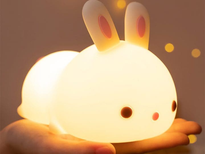 The One Fire Cute Squishy Bunny Lamp is an adorable compact lamp in a charming bunny design that instantly brings a smile to your face.