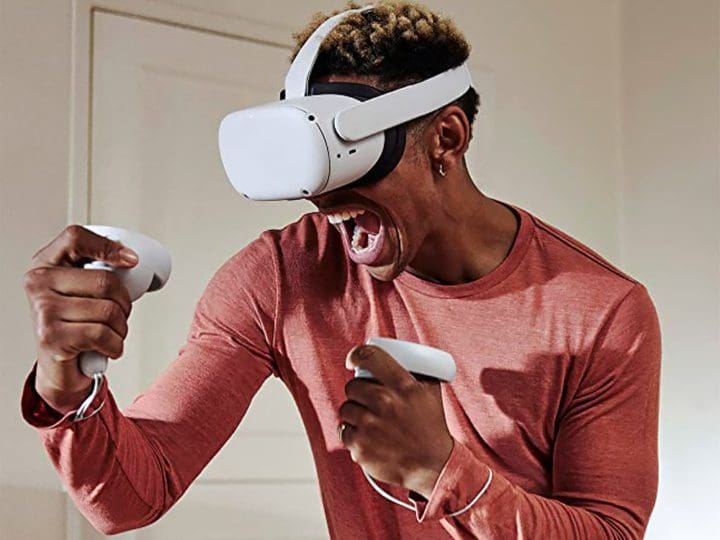 The Meta Quest 2 All-In-One Virtual Reality Headset delivers an unparalleled immersive experience.
